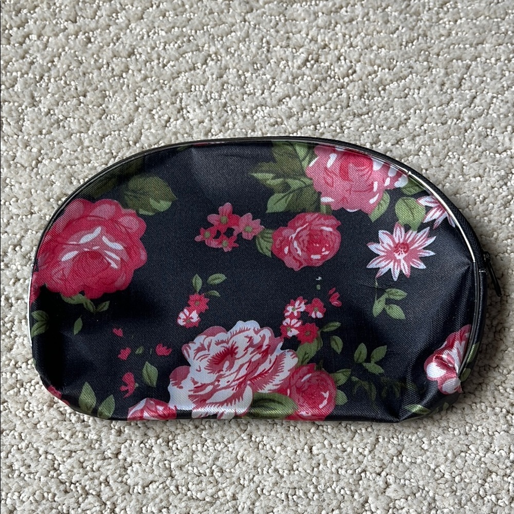 Floral Cosmetic Pouch set of 3